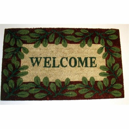 DARE2DECOR Welcome 2 Printed Coir Mat DA3492875